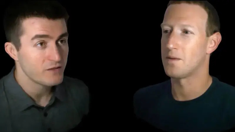 Podcast del CEO de Meta, Mark Zuckerberg, y el investigador de inteligencia artificial, Lex Fridman.